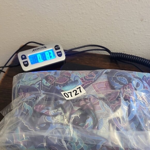 Vintage Y2K Margarita Flowy Floral Dress Size M Blue Purple Boho Fairy Asymm - Picture 9 of 10